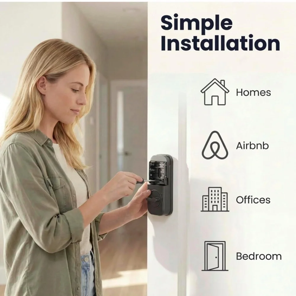 Keyless Electronic Smart Deadbolt Lock - Picture 9 of 9